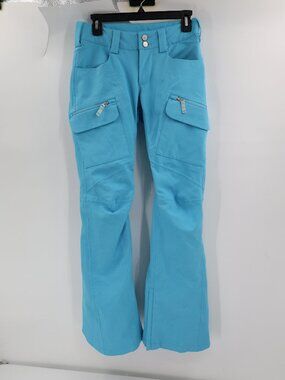 Burton ski Pants Womens xs L32 Gloria Insulated Snowboard Bootcut Cargo vented